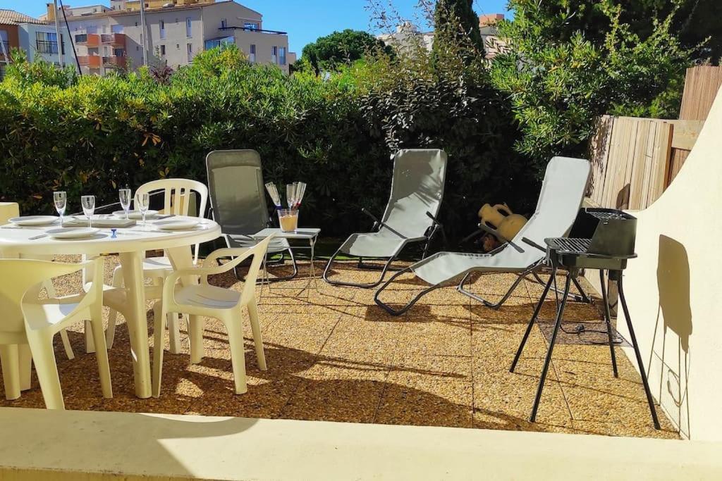 Confortable Appartement Grande Terrasse Piscine Parking Clim Agde Dış mekan fotoğraf